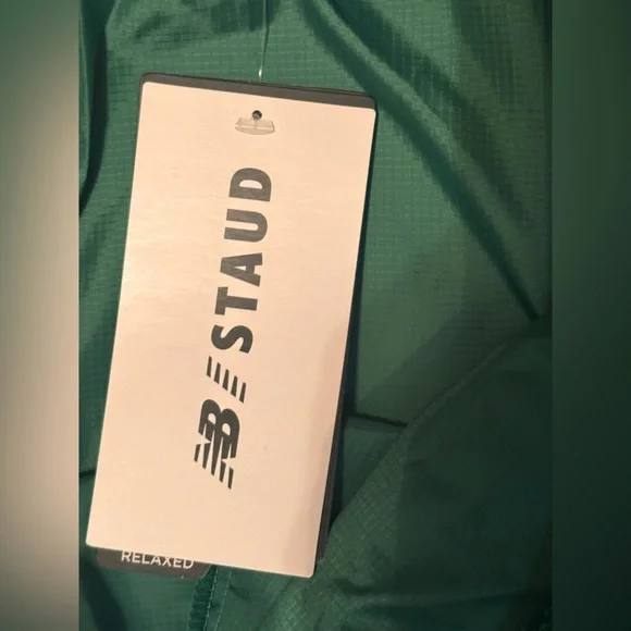 New Balance X Staud Bungee Track Pants Size Large Green Blue Oversized Baggy - Picture 8 of 16